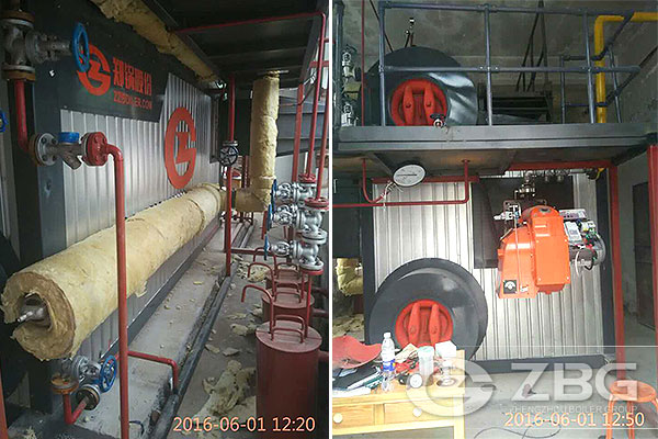 3 Ton Gas Fired Boiler Used in Building Material