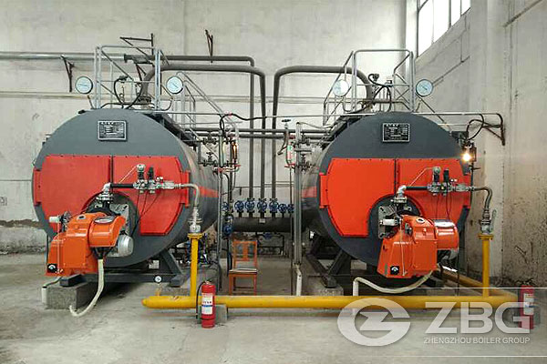 Two Sets of Gas Steam Boiler in Guoyang County Hospital
