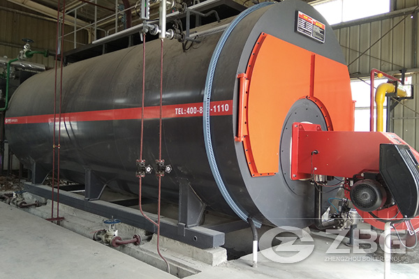 8 Ton Condensing Low Nitrogen Gas Boiler Project