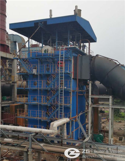 50ton carbon rotary waste heat boiler