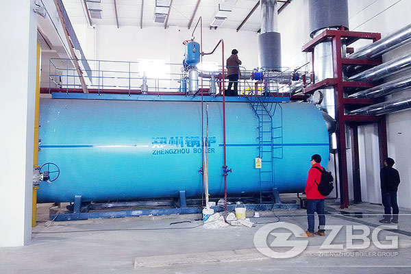 14MW natural gas fired hot water boiler in Beijing