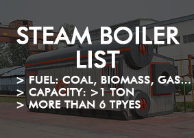 Steam Boiler List