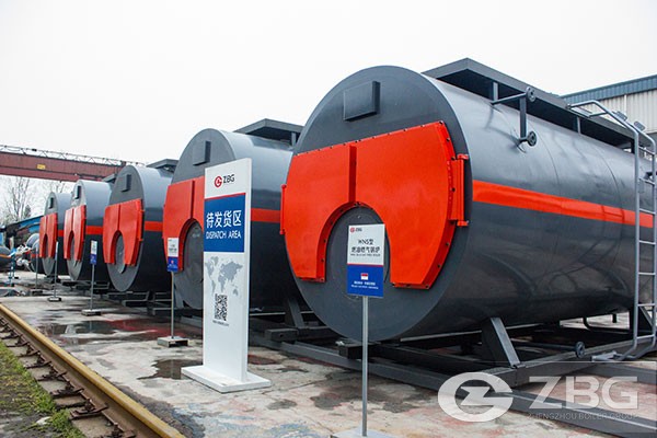 Oil-fired gas-fired steam boilers