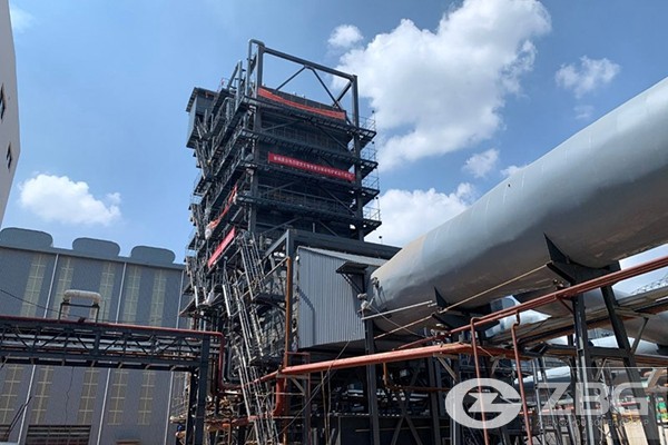 Suotong Yunlu 98t/h carbon kiln waste heat power generation boiler project