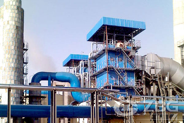 S10t Carbon Rotary Kiln Waste Heat Boiler