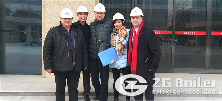 clients came to zhengzhou boiler